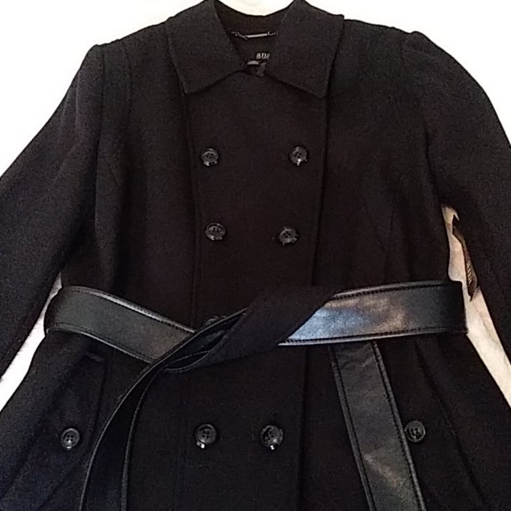 NWT A.N.A. Black Wool Coat XL